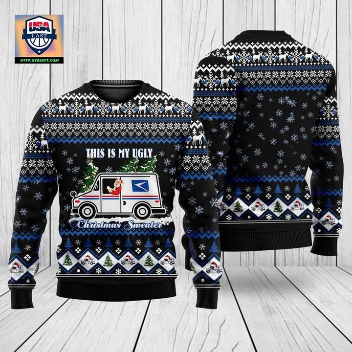 Postal Worker Christmas Sweater 3D