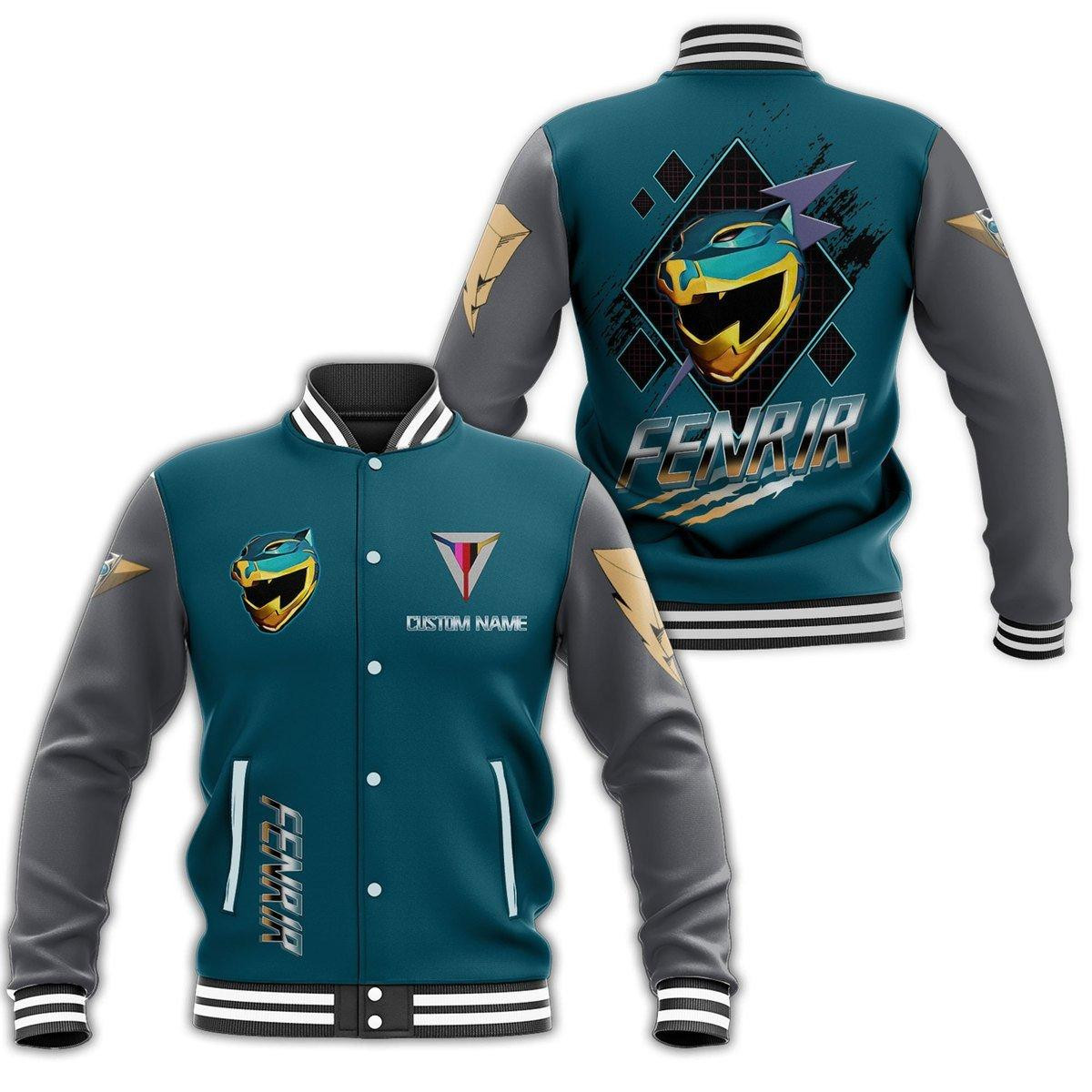Power Rangers Hyperforce Personalized Name Baseball Jacket for Men & Women | Superhero Fan Gift