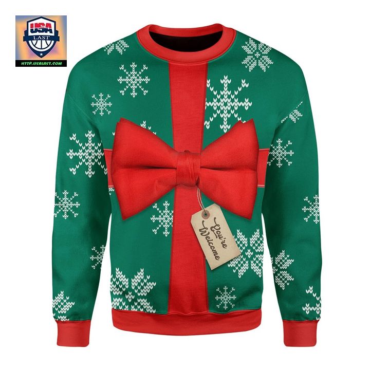 Present Ugly Christmas 3D Sweater
