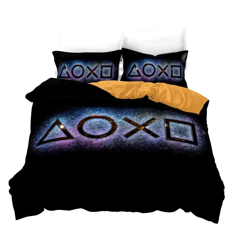 Ps4 Xbox Playstation Duvet Cover Quilt Cover Pillowcase Bedding Set Bed Linen Home Bedroom Decor