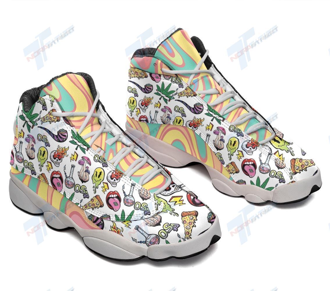 Psychedelic Drug Pattern JD13 Sneakers Shoes for Men & Women | Stylish Streetwear Shoes