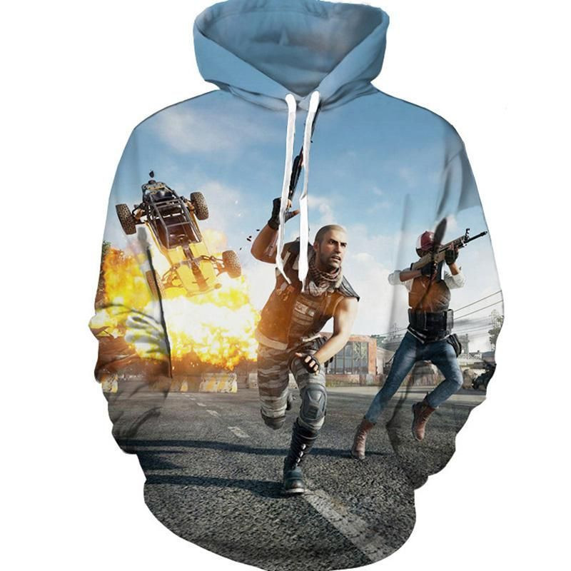 Pubg 3D All Over Print Hoodie & Zip Hoodie