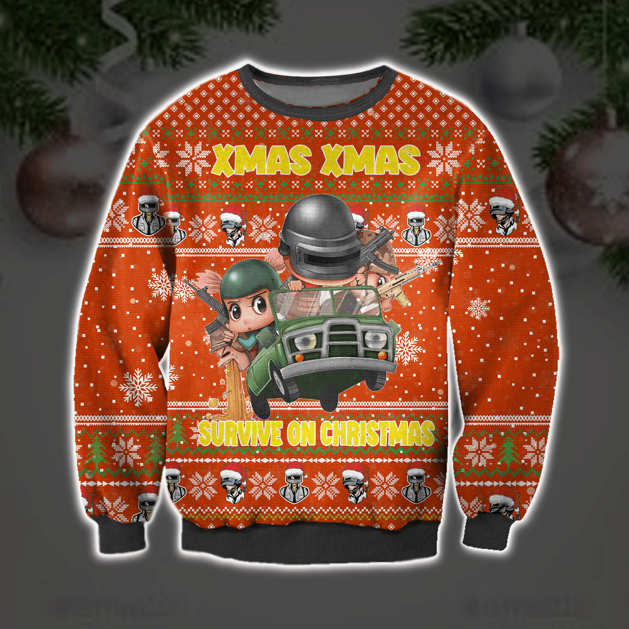 Pubg Game Ugly Christmas Sweater
