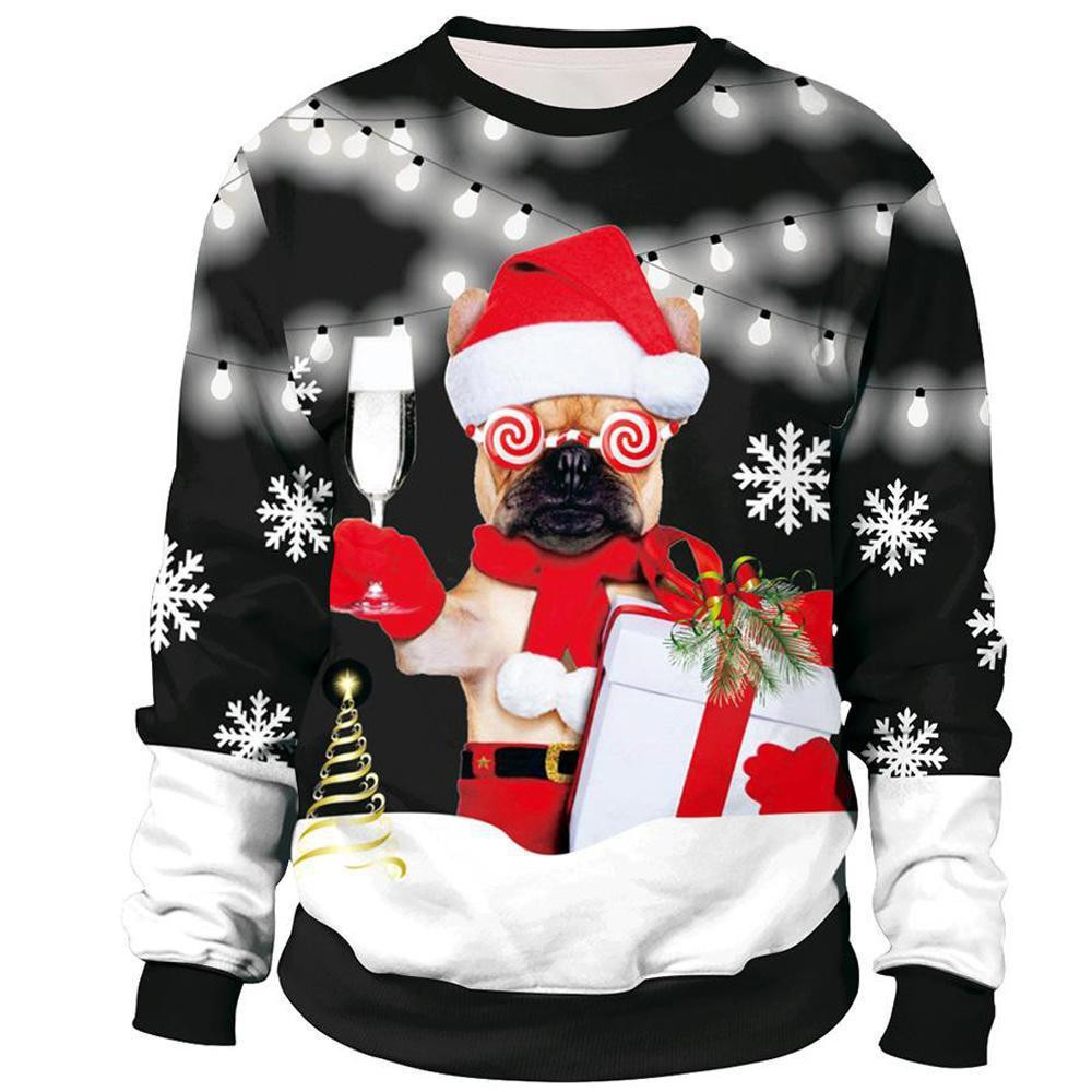 Pug Dogs Ugly Christmas Sweater, Perfect Holiday Gift