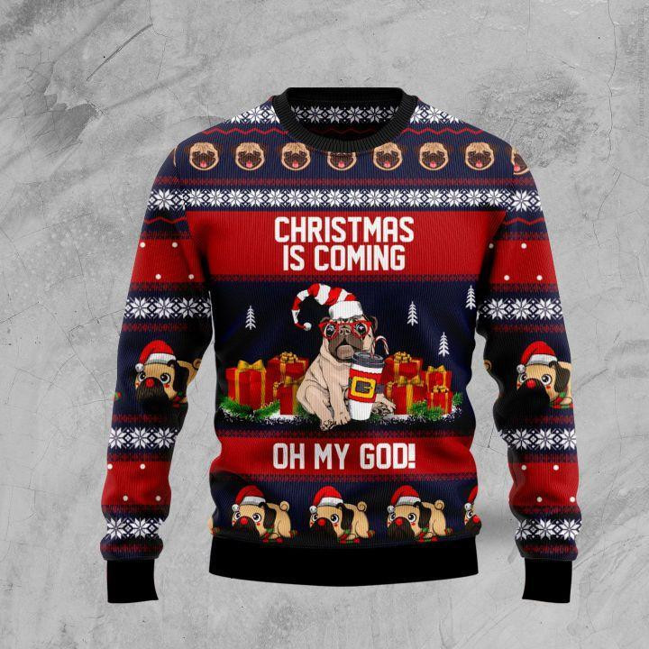 Pug Ugly Christmas Sweater, Perfect Holiday Gift