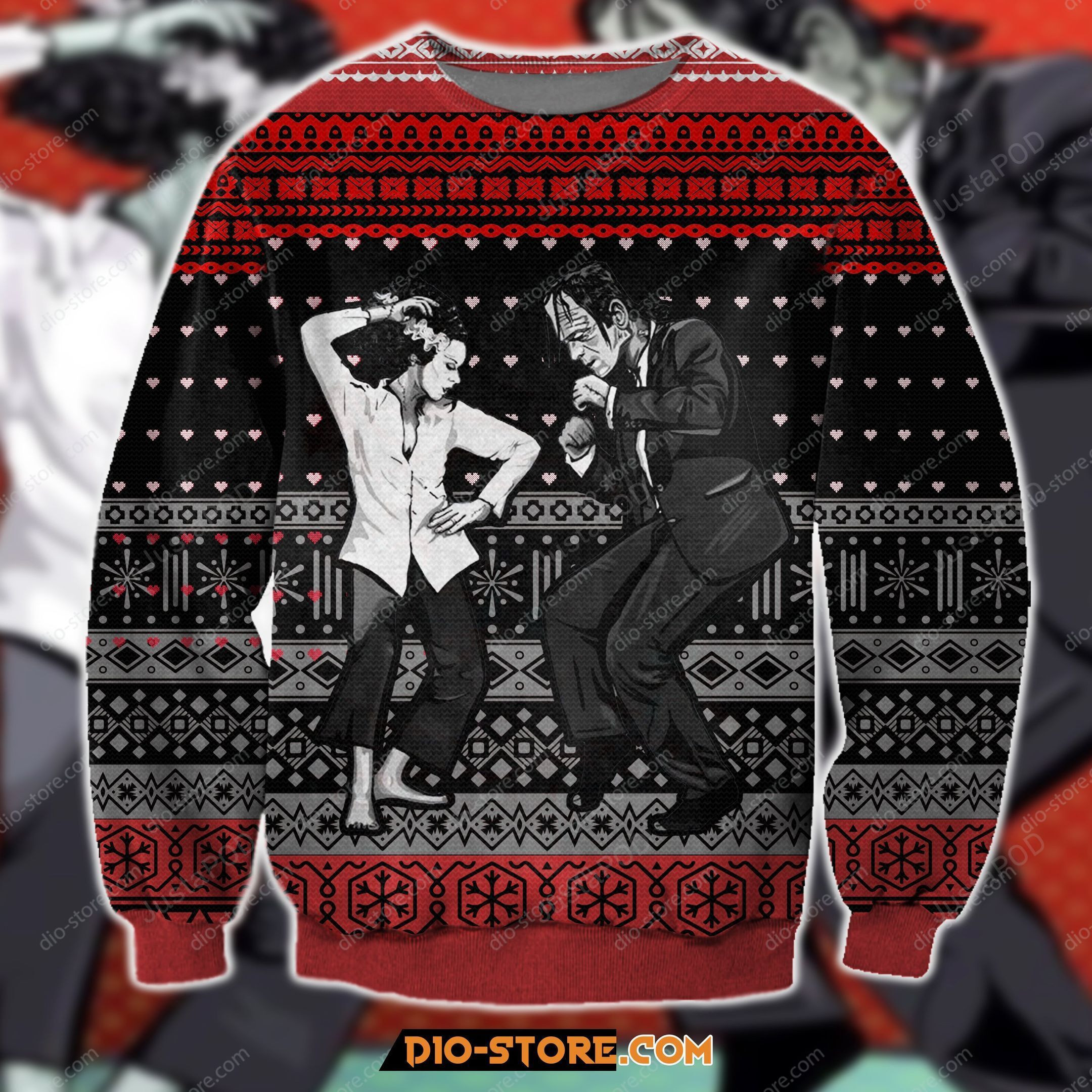 Pulp Frankenstein 3D Print Ugly Christmas Sweater, Perfect Holiday Gift