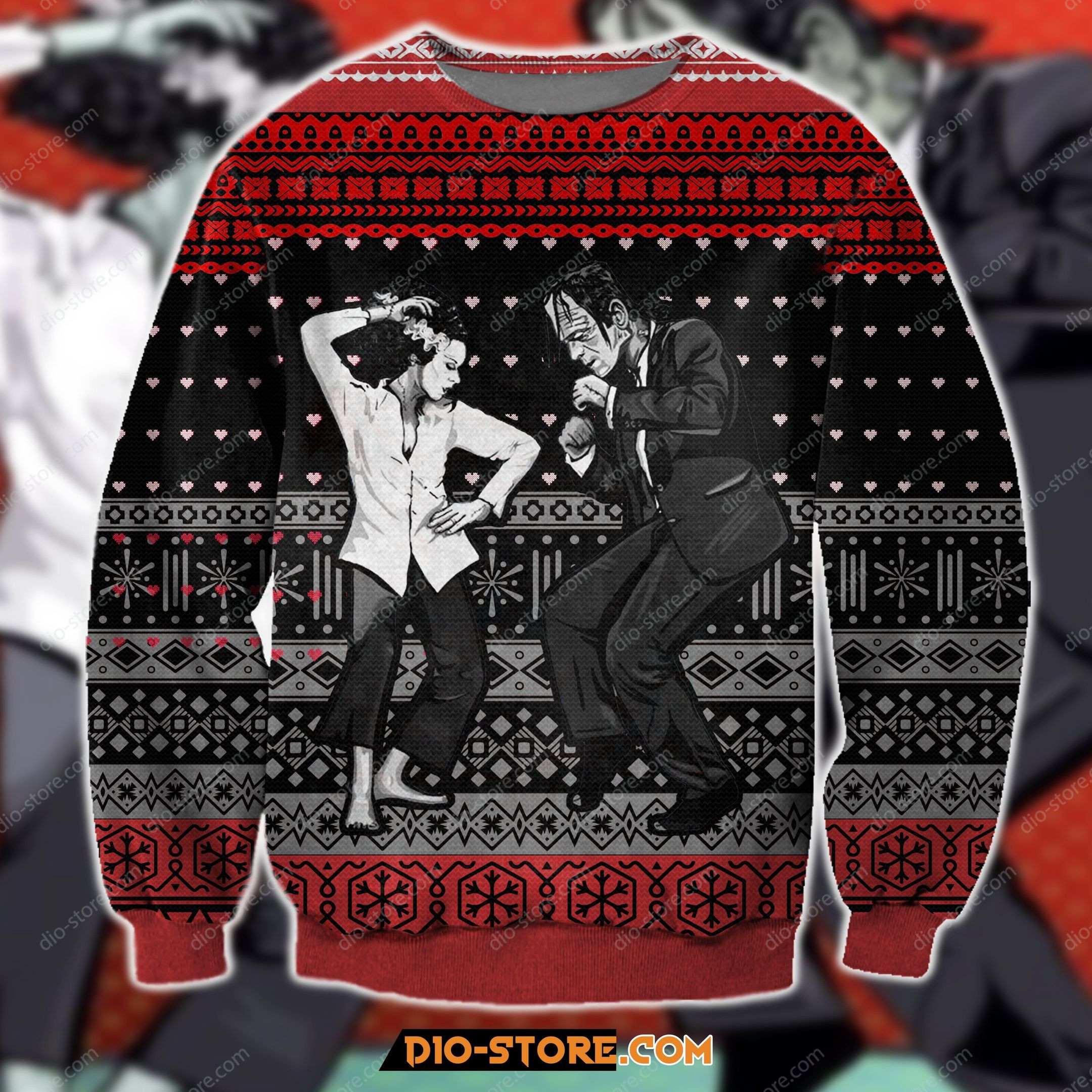 Pulp Frankenstein Ugly Christmas Sweater,