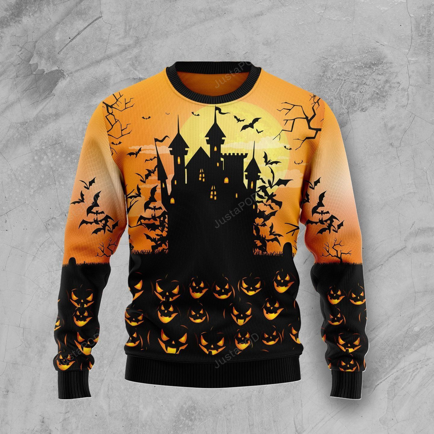 Pumpkin Town Ugly Christmas Sweater, Perfect Holiday Gift