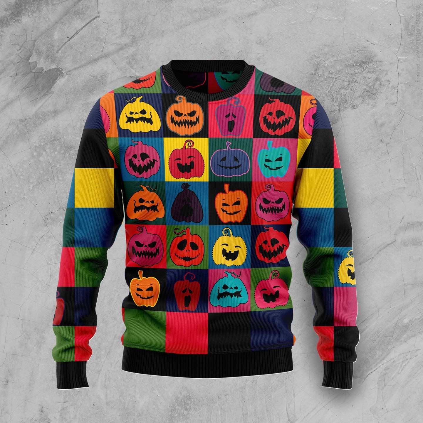 Pumpkin Ugly Christmas Sweater