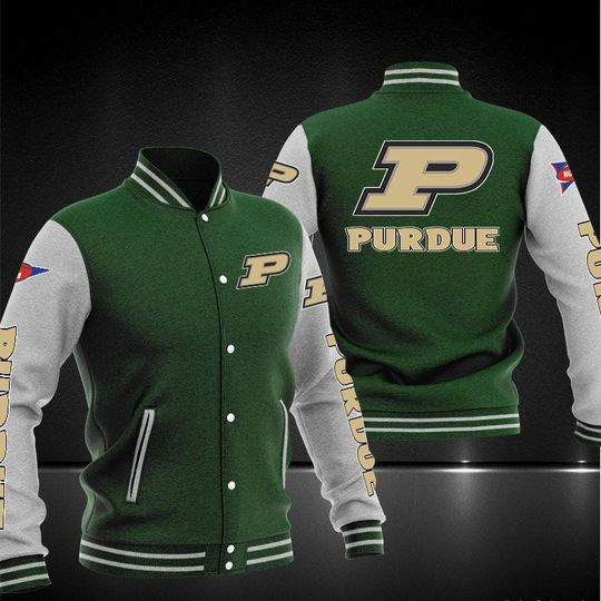 Purdue Boilermakers Varsity Baseball Jacket for Men & Women | NCAA Team Fan Gift
