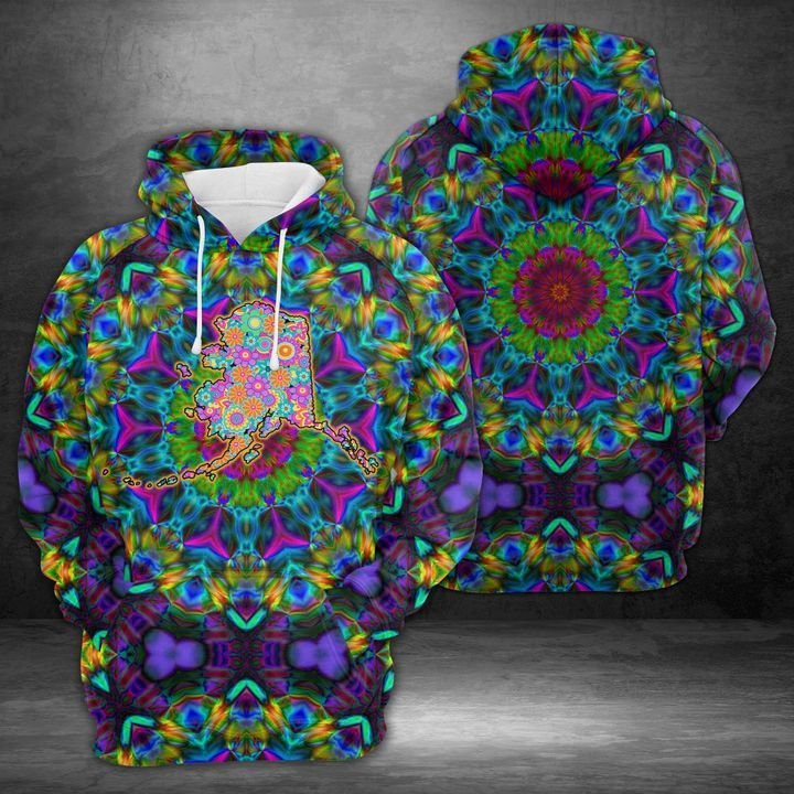 Purple Flower Alaska 3D All Over Print Hoodie & Zip Hoodie