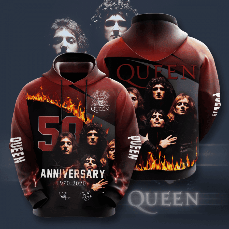 Queen 3D All Over Print Hoodie & Zip Hoodie