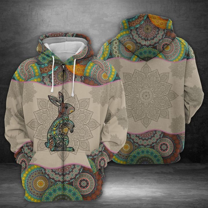 Rabbit 3D All Over Print Hoodie & Zip Hoodie