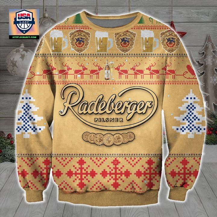 Radeberger Germany Beer Ugly Christmas Sweater