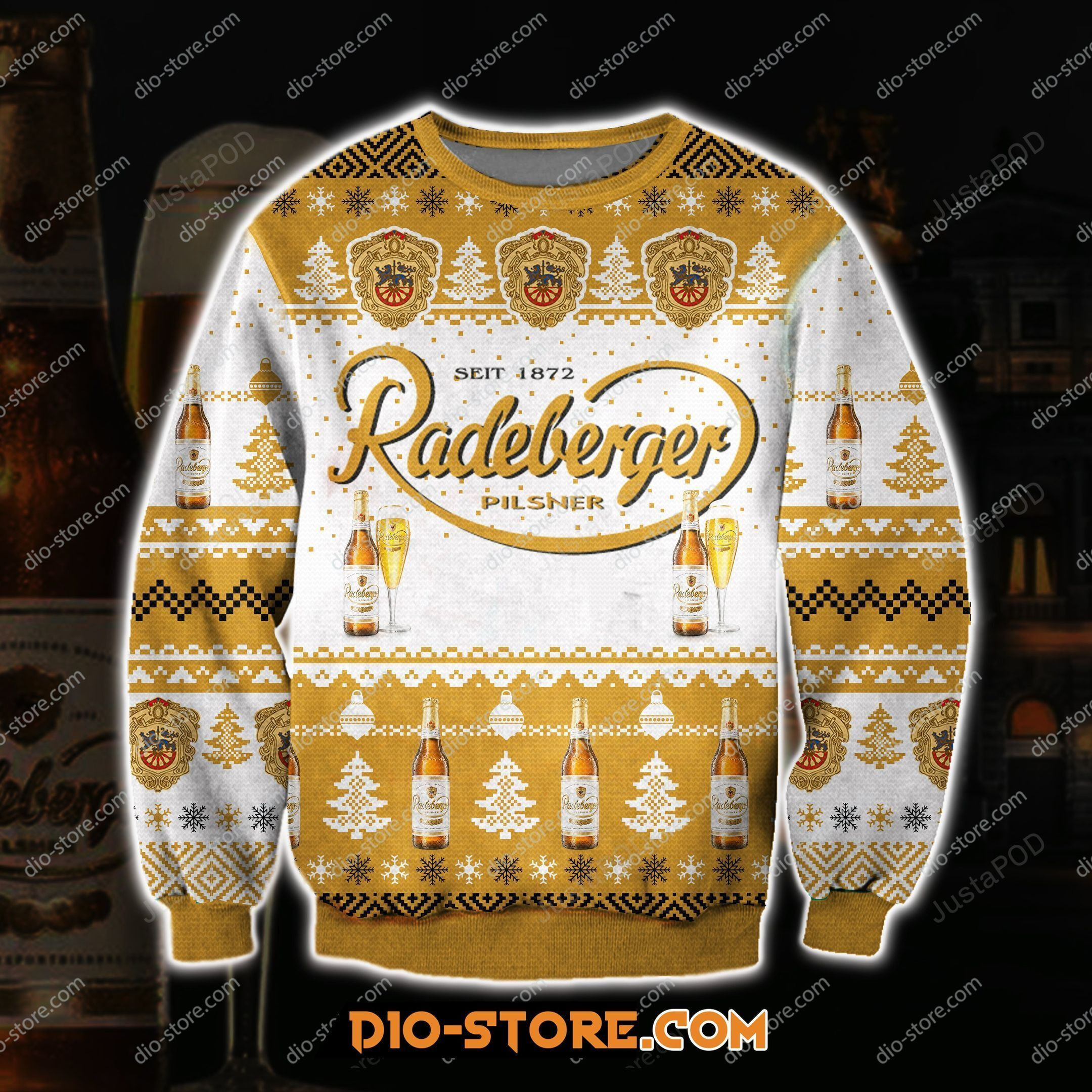 Radeberger Pilsner Beer Ugly Christmas Sweater, Perfect Holiday Gift