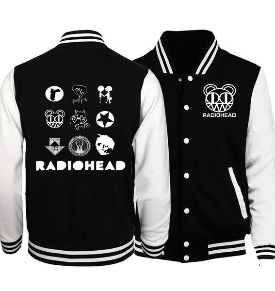 Radiohead Fashion Baseball Jacket for Men & Women | Music Band Fan Gift
