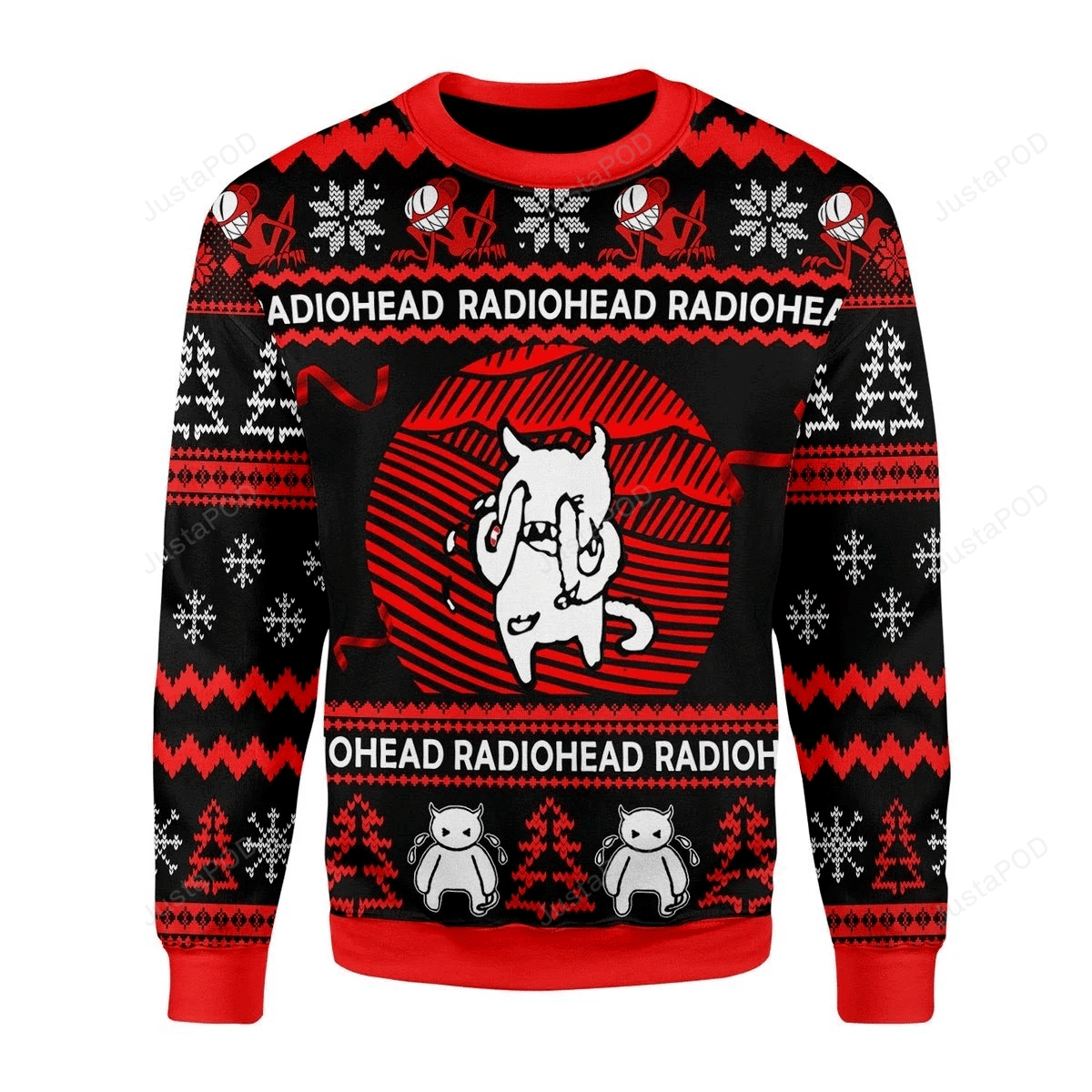 Radiohead Ugly Christmas Sweater, Perfect Holiday Gift