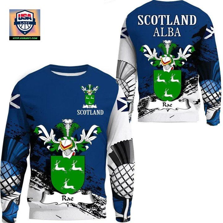 Rae Scottish Family Crest Scotland Special Sweater 