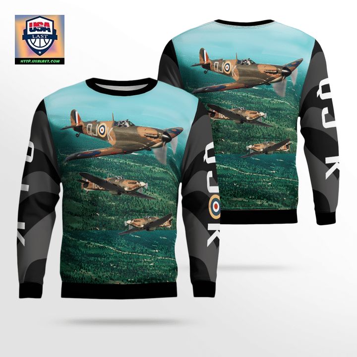 RAF Supermarine Spitfire and Hawker Hurricane AOP Sweater