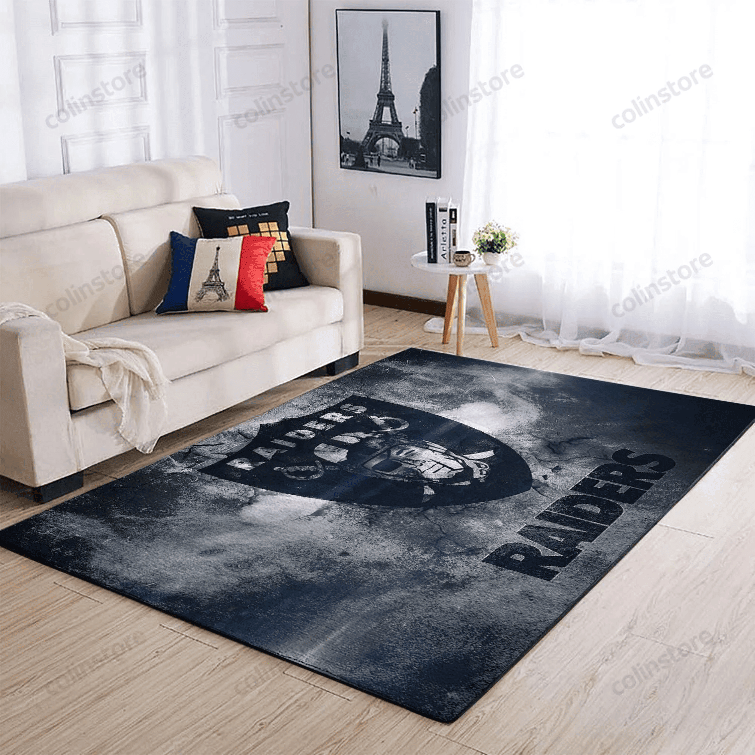 Raiders 3D Rectangle Area Rug – Full Print Carpet For Living Room & Bedroom Home Decor