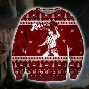 Raiders Of The Lost Ark Ugly Christmas Sweater, Perfect Holiday Gift