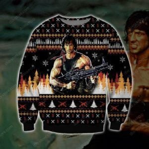 Rambo Ugly Christmas Sweater Perfect Holiday Gift