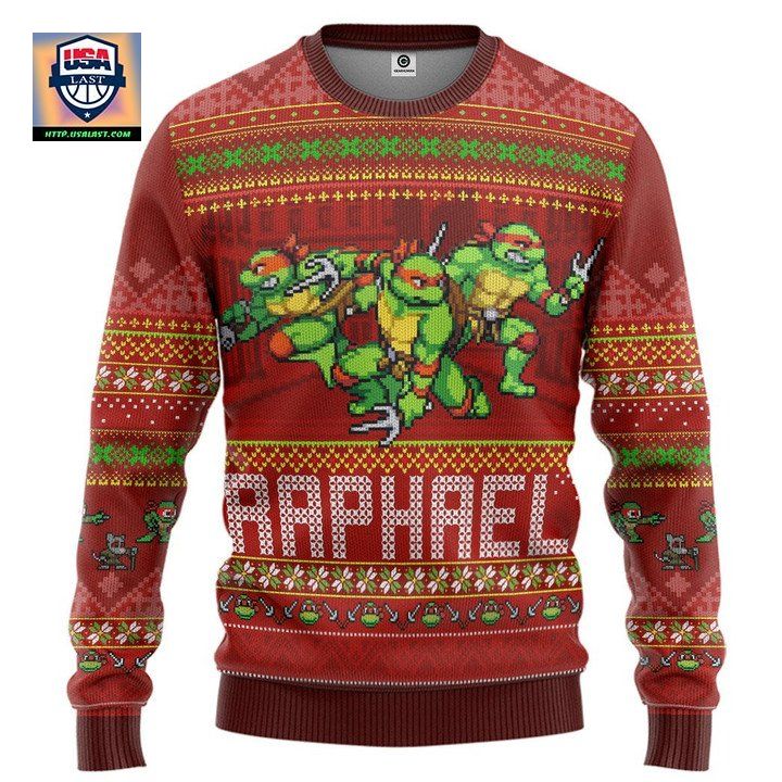 Raphael Teenage Mutant Ninja Turtles Christmas Sweater