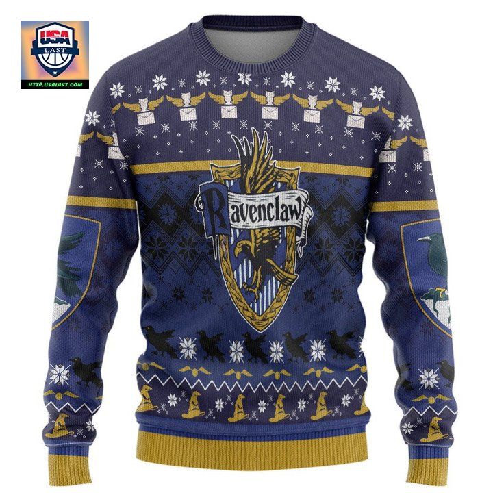 Ravenclaw Harry Potter Blue Christmas Sweater