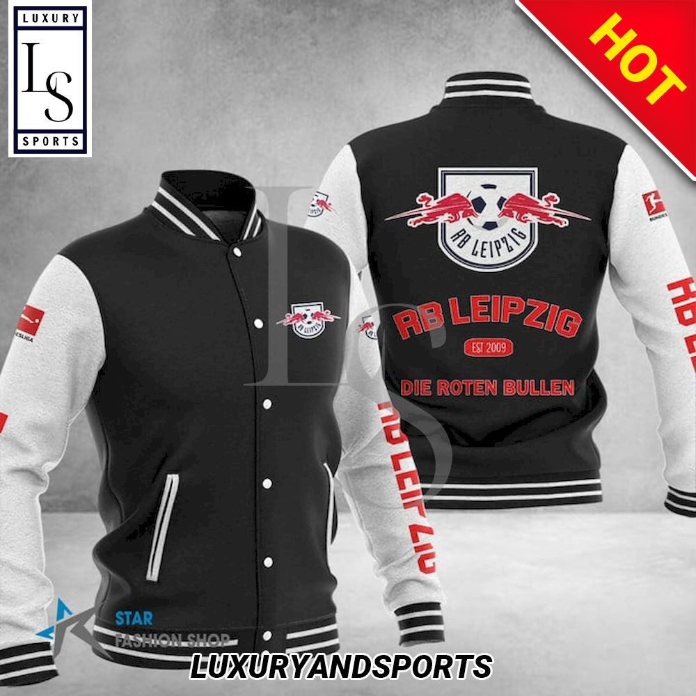 RB Leipzig Varsity Baseball Jacket for Men & Women | Soccer Team Fan Gift