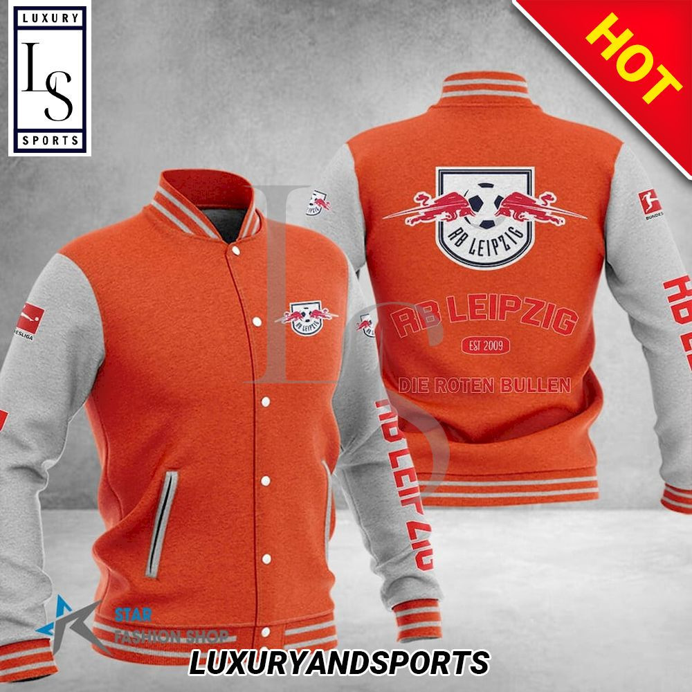 RB Leipzig Varsity Baseball Jacket for Men & Women | Soccer Team Fan Gift