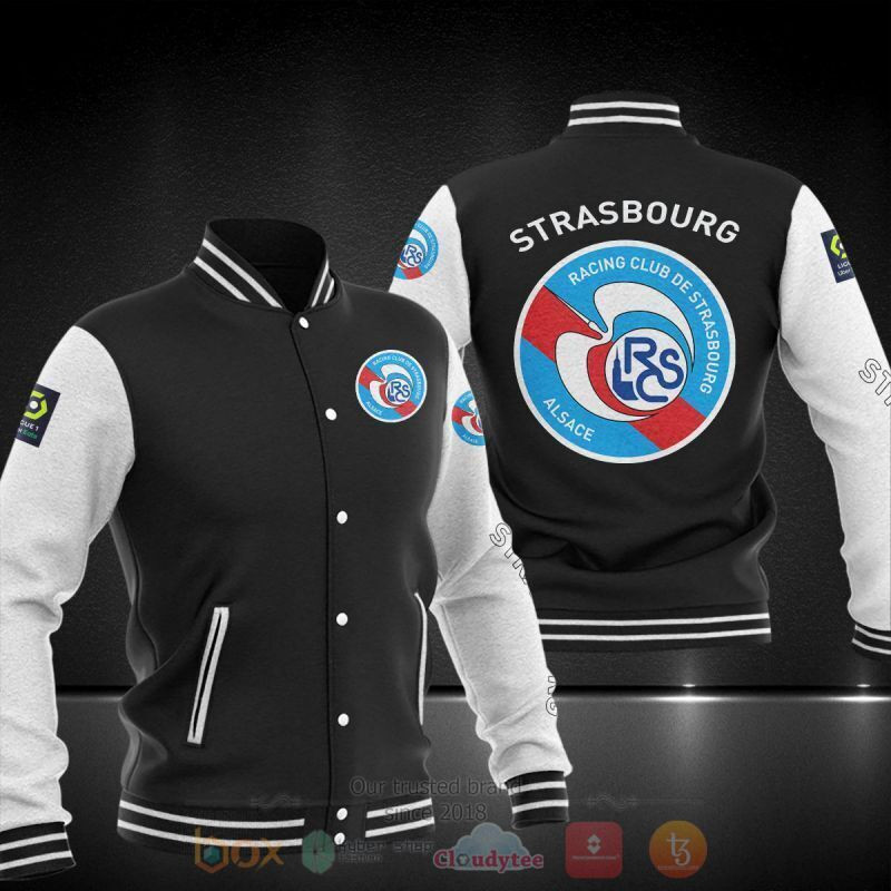 RC Strasbourg Alsace Varsity Baseball Jacket for Men & Women | Soccer Team Fan Gift