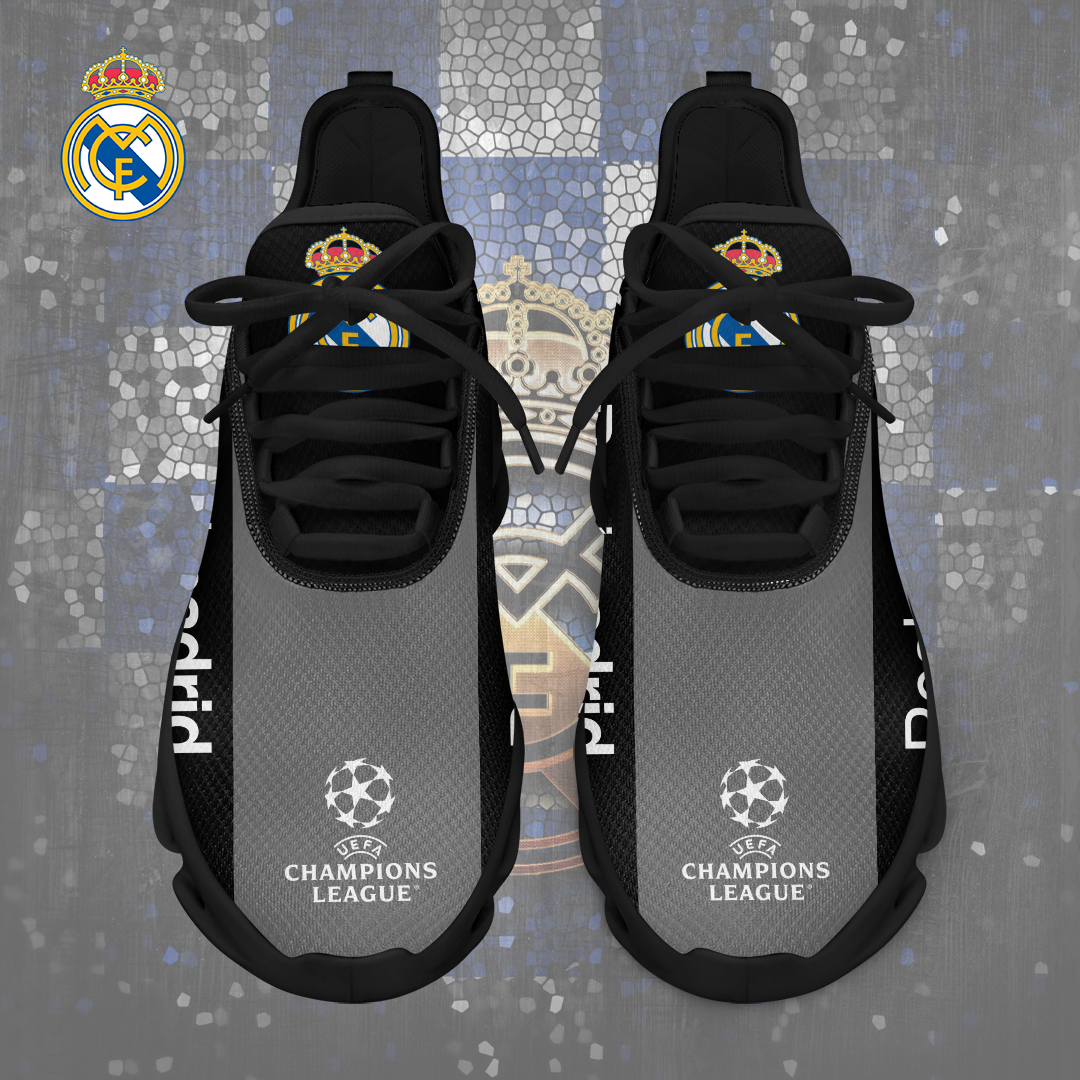Real Madrid Max Soul Shoes Sneakers for Men And Women – Soccer Fan Shoes, Team Sneakers - Image 3