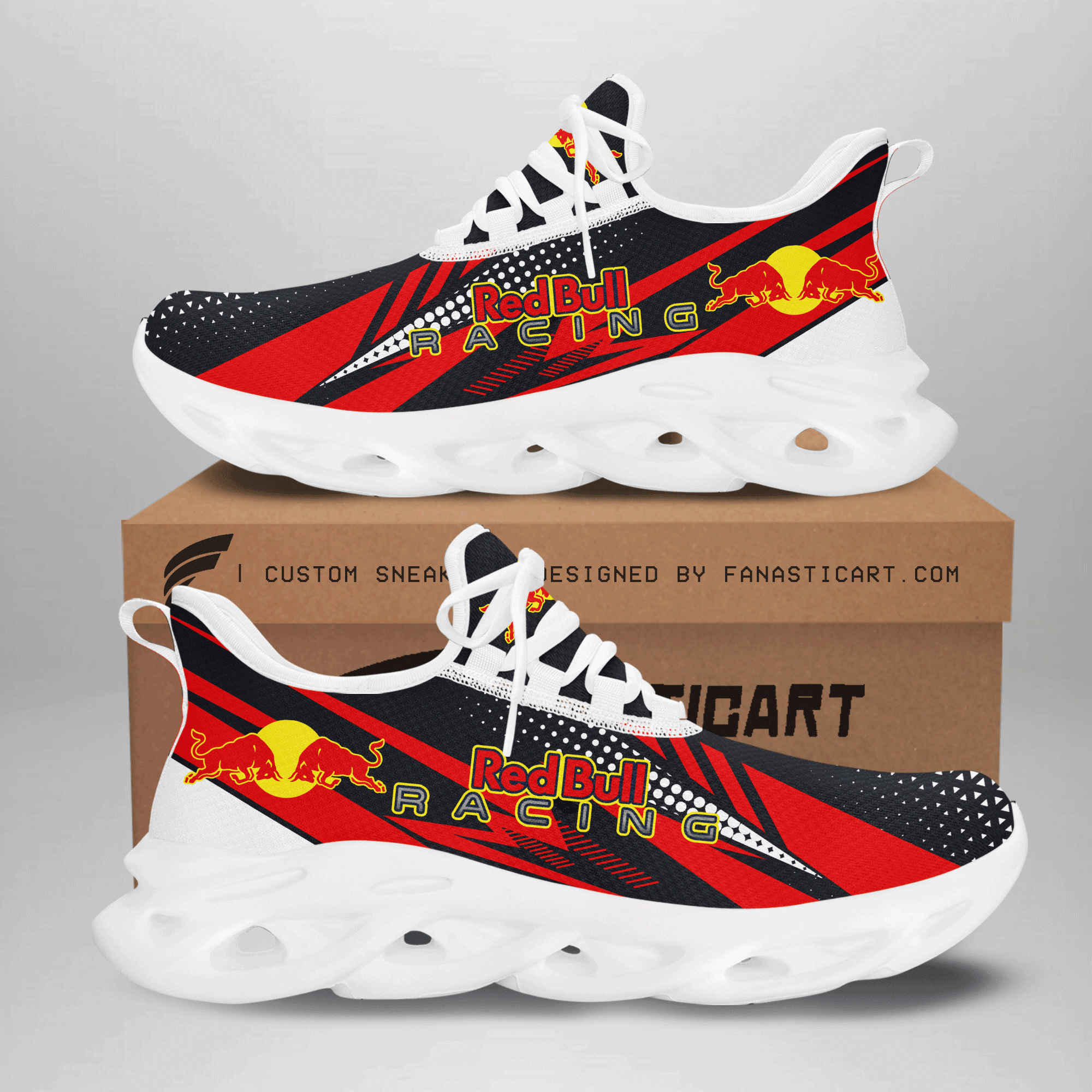 Red Bull Racing Max Soul Shoes Sneakers for Men And Women – Casual Shoes, Streetwear Shoes - Image 3