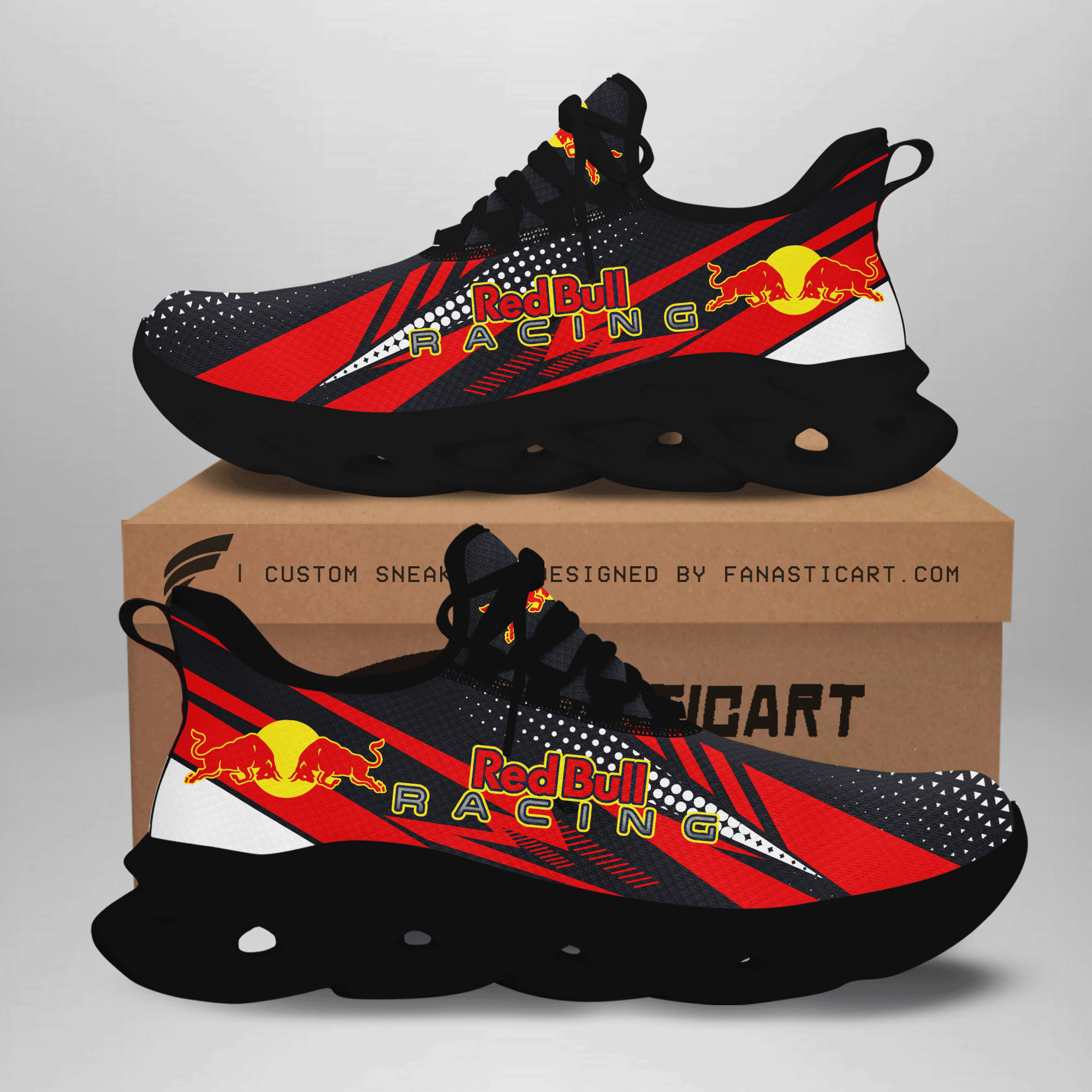 Red Bull Racing Max Soul Shoes Sneakers for Men And Women – Casual Shoes, Streetwear Shoes