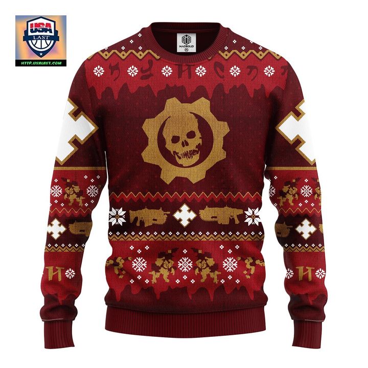 Red Skull Ugly Christmas Sweater Amazing Gift Idea Thanksgiving Gift
