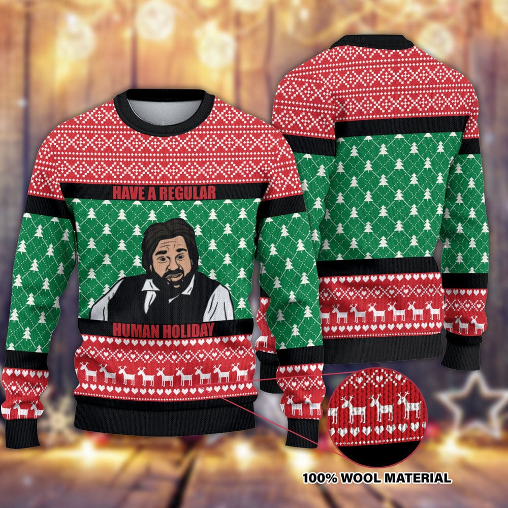 Regular Human Holiday Ugly Christmas Sweater