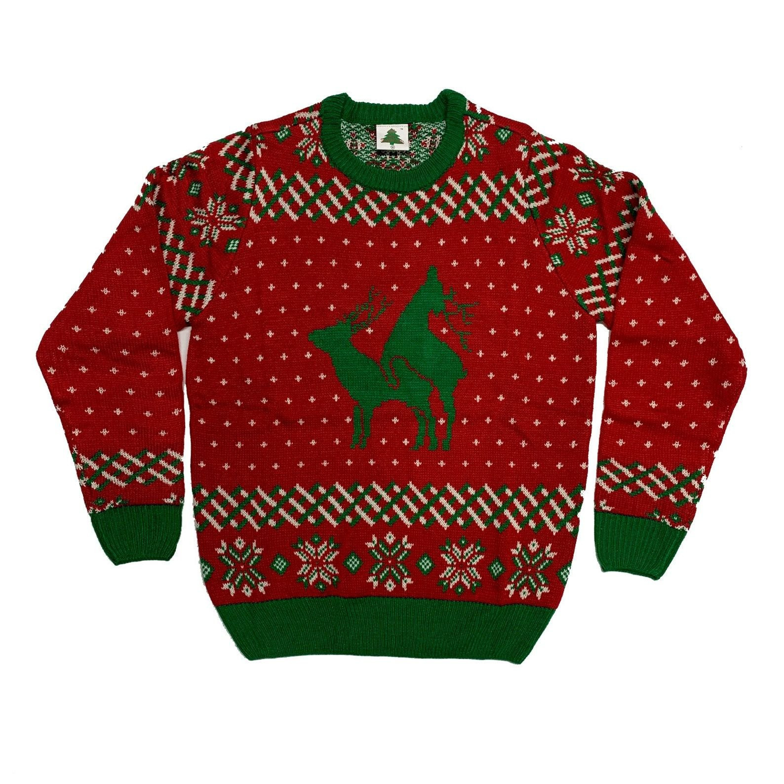 Reindeer Funny For Unisex Ugly Christmas Sweater,