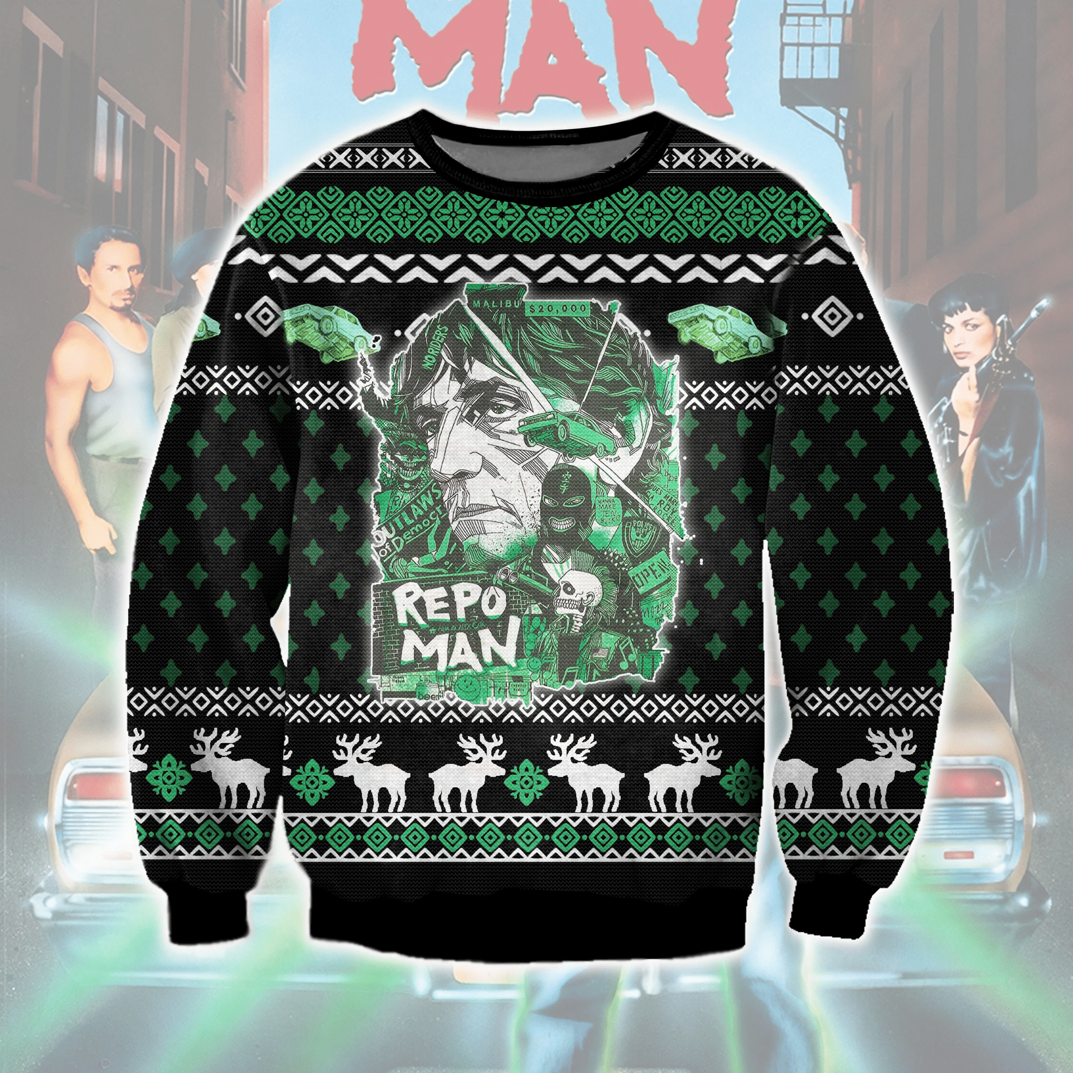 Repo Man Ugly Christmas Sweater