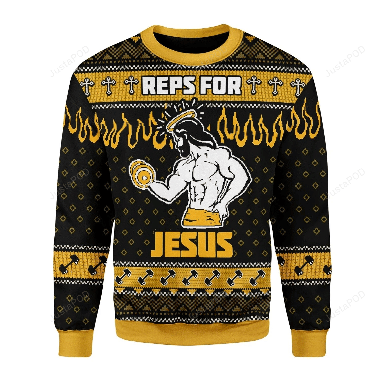 Reps For Jesus Ugly Christmas Sweater, Perfect Holiday Gift