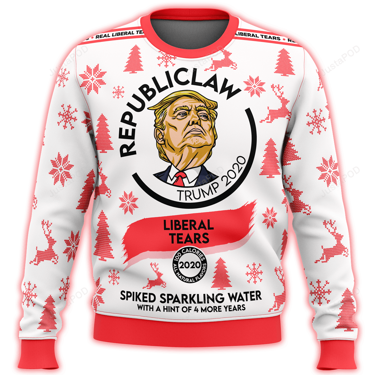 Republiclaw Premium Ugly Christmas Sweater, Perfect Holiday Gift