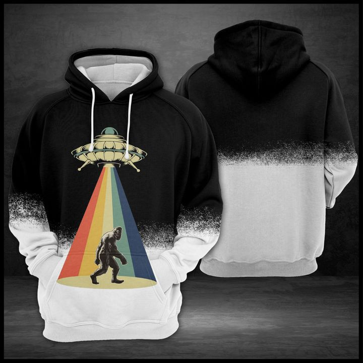 Retro Vintage Bigfoot 3D All Over Print Hoodie & Zip Hoodie