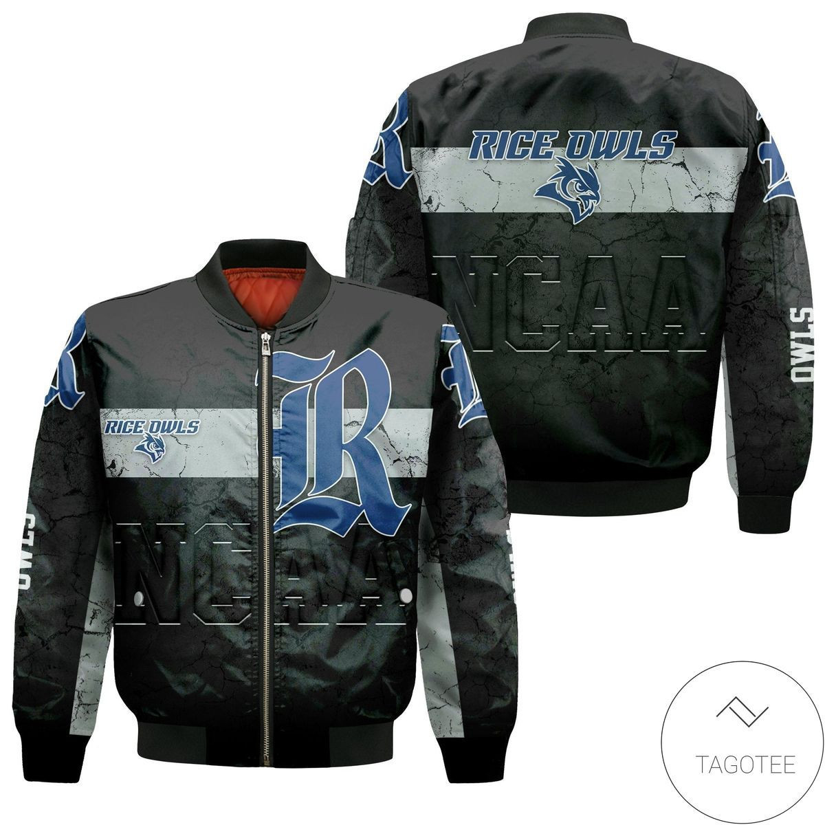 Rice Owls Champion Legendary Bomber Jacket | NCAA College Team Jacket for Men & Women | Sports Fan Gift