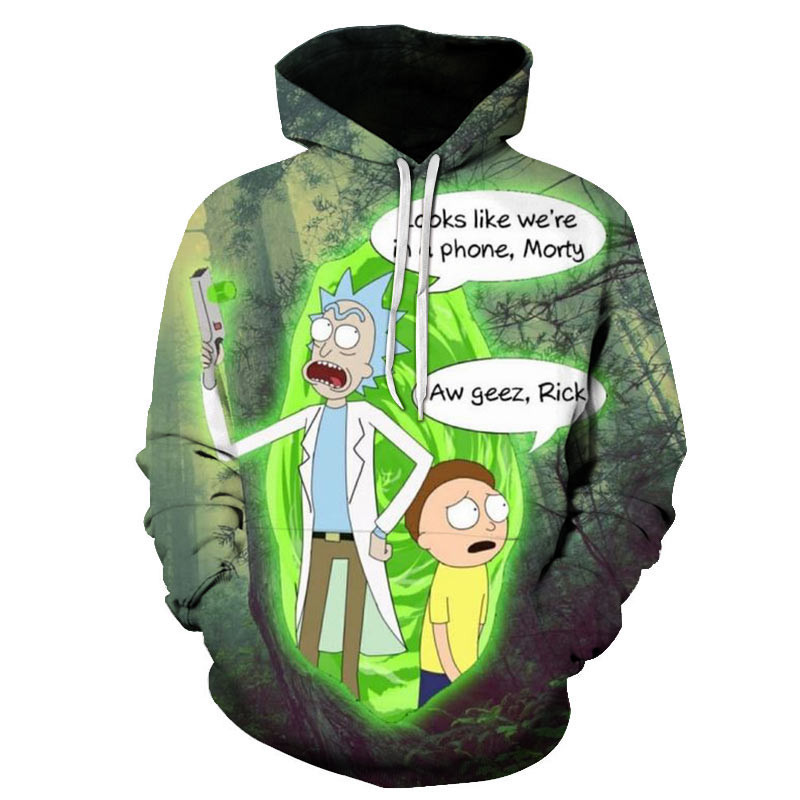 Rick And Morty 3D All Over Print Hoodie & Zip Hoodie