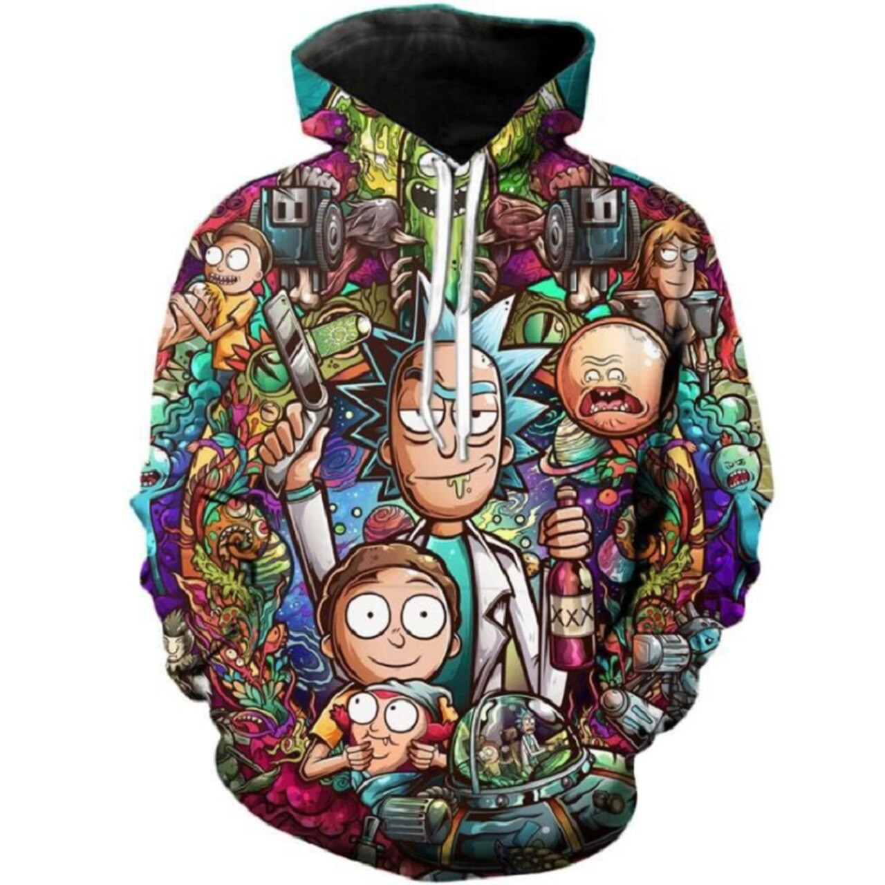 Rick And Morty 3D All Over Print Hoodie & Zip Hoodie