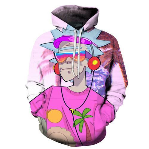 Rick And Morty 3D All Over Print Hoodie & Zip Hoodie