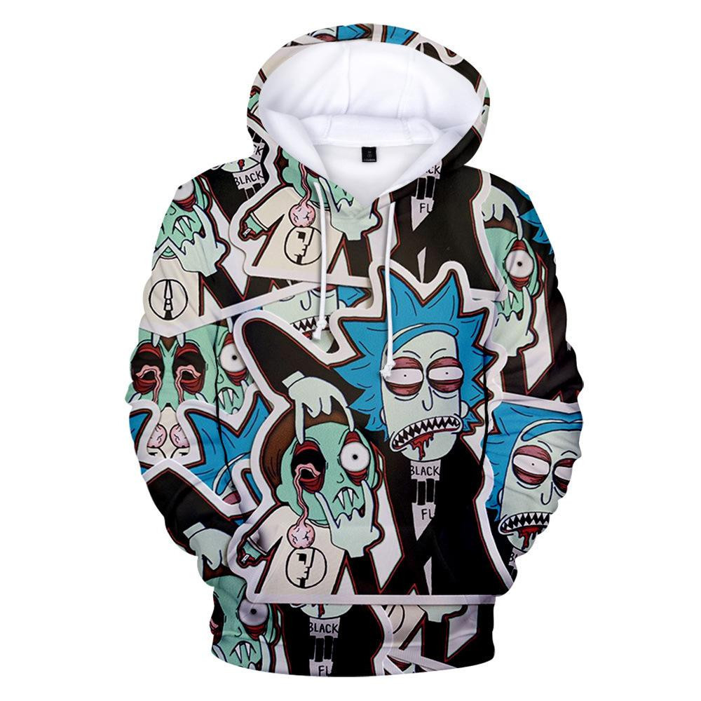 Rick And Morty 3D All Over Print Hoodie & Zip Hoodie