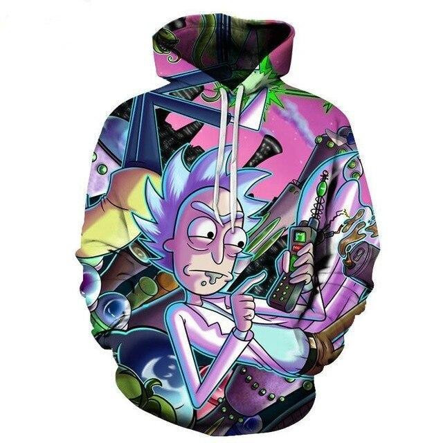 Rick And Morty 3D All Over Print Hoodie & Zip Hoodie