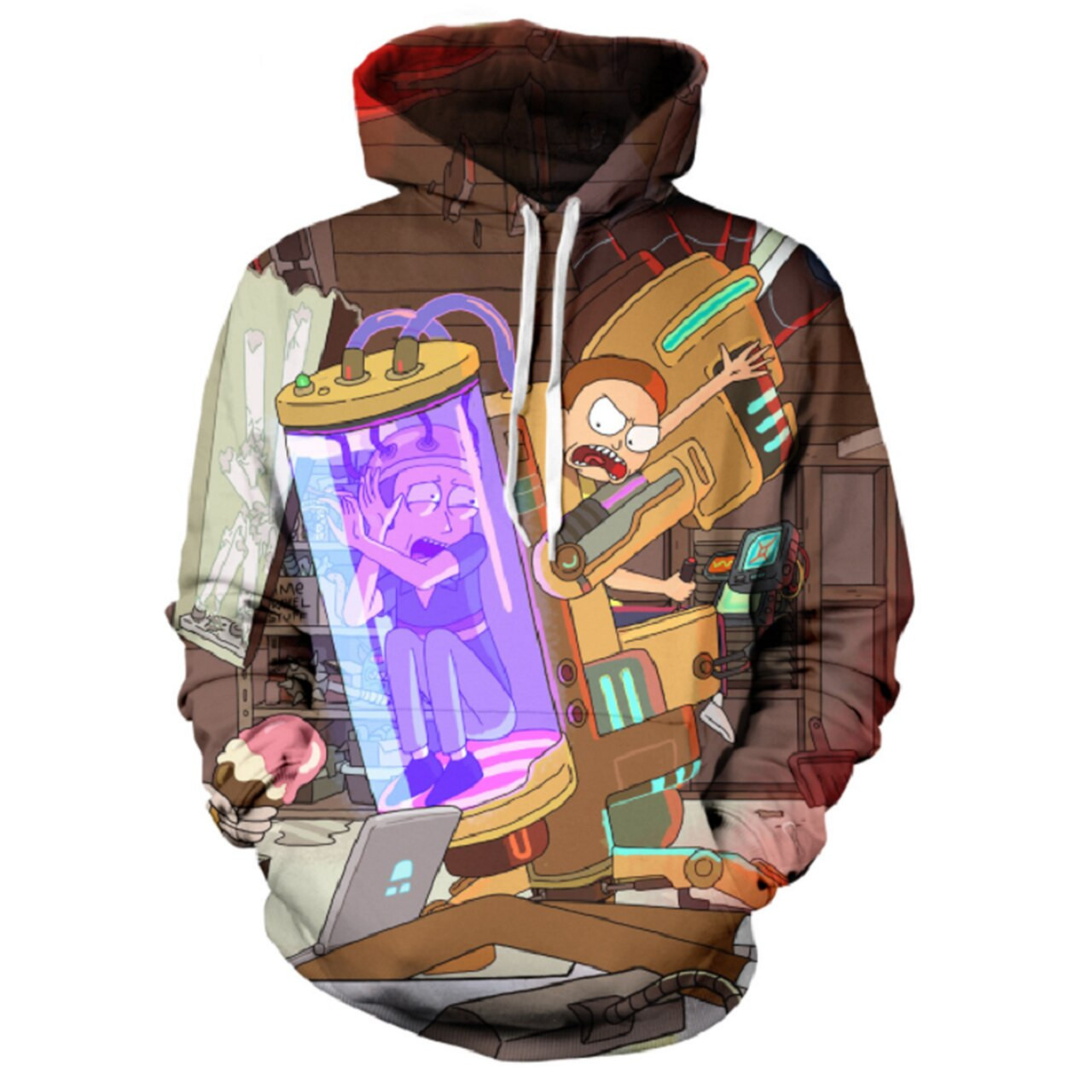 Rick And Morty 3D All Over Print Hoodie & Zip Hoodie