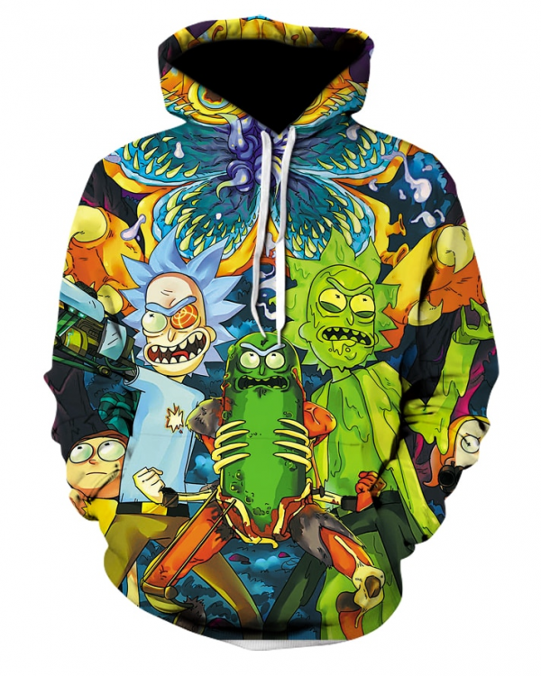 Rick And Morty 3D All Over Print Hoodie & Zip Hoodie