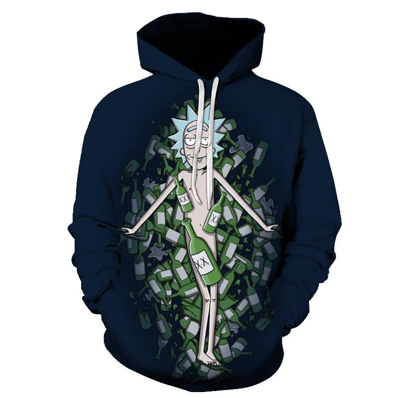 Rick And Morty 3D All Over Print Hoodie & Zip Hoodie